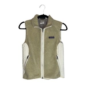 Patagonia Synchilla Sherpa Fleece Vest Women’s Size Small Deep Pile Vest
